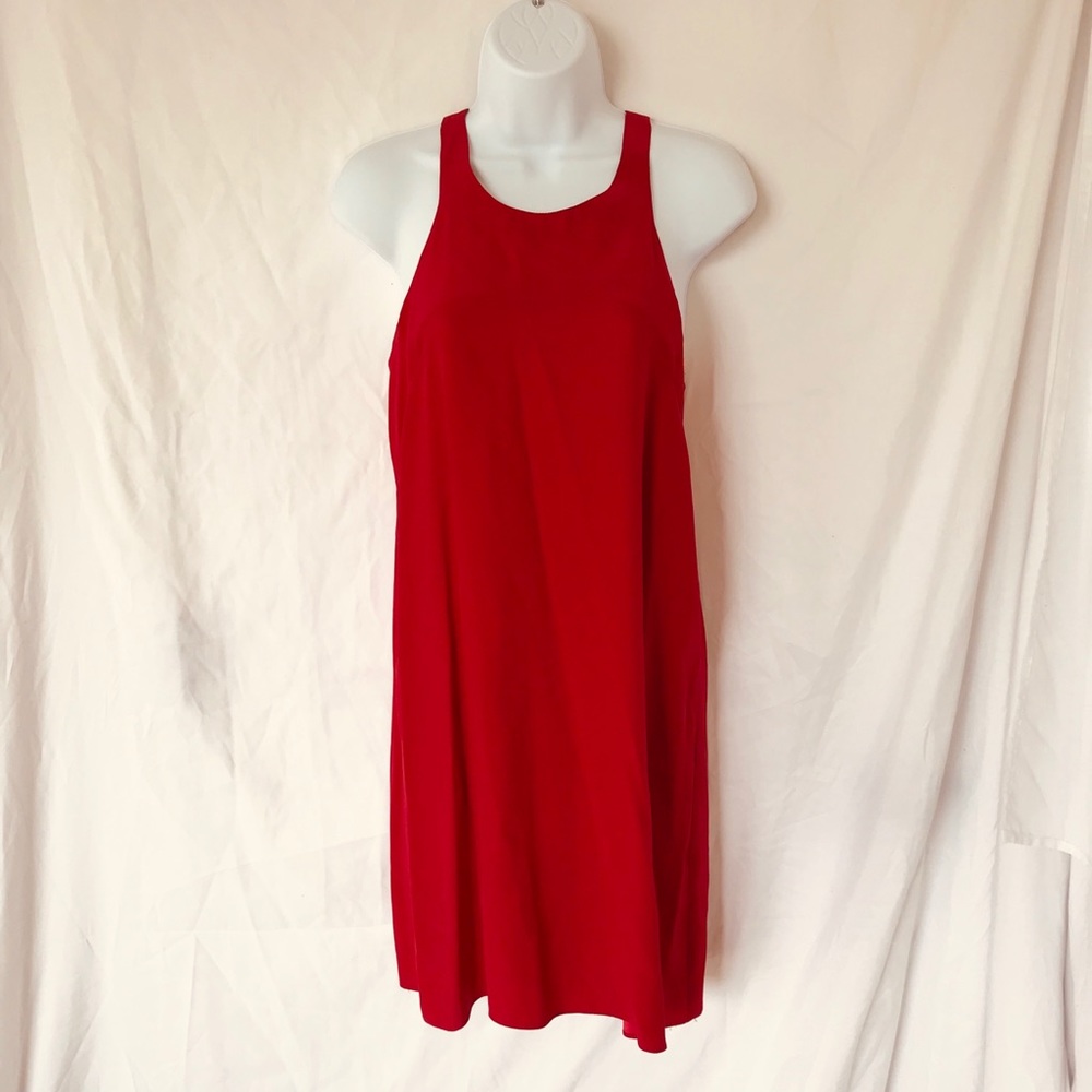 Amanda Uprichard Red Silk Dress Size S